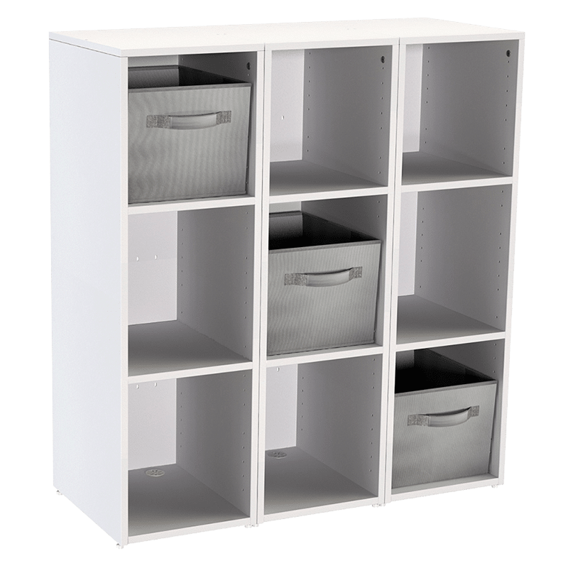 Edmonton Nine Cube Storage 1155 M, Black Cube Shelves Nz